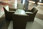 Мебели от естествен ратан за лоби и хотел